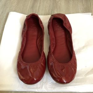 Tory Burch Eddie Patent Leather Flats